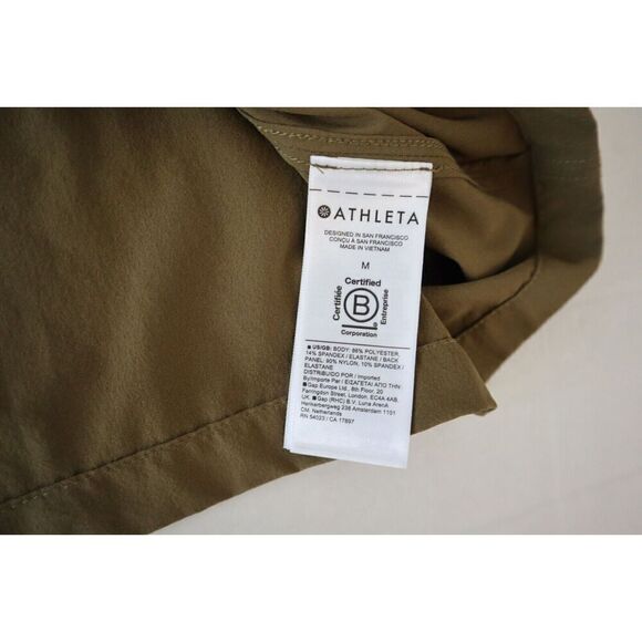 ATHLETA 659329-01 Women's Sz Medium Acacia Olive Green Passenger Tank Top - Picture 5 of 8